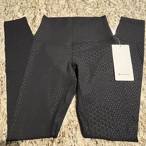 💗GET 20% OFF💗 NWT Lululemon Align High-Rise Pant 28" - Segment Emboss Black
